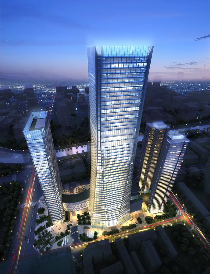 Tianfu In Service Apartement Chengdu Eksteriør billede
